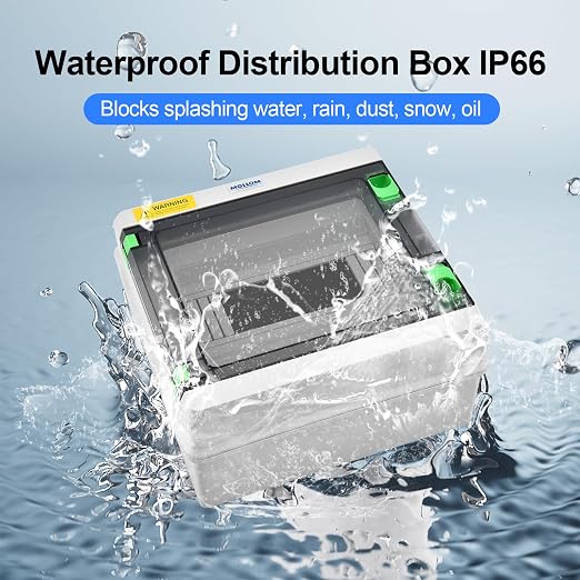 Caja de distribución eléctrica HA Series 5 vías IP66 miniatura 4