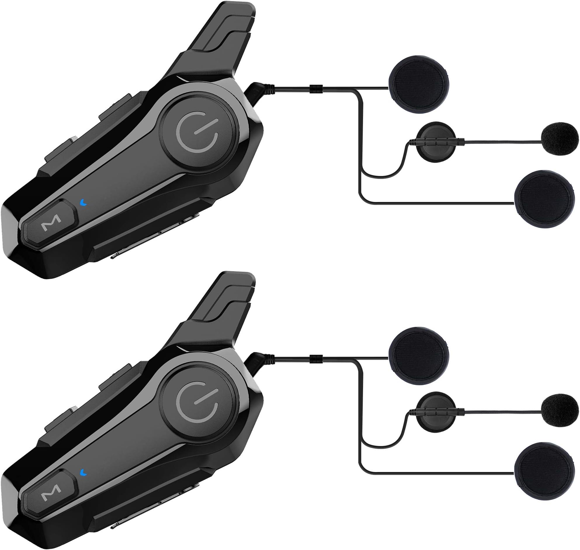 Amazon.com: Moman Motorcycle Intercom Headset, H1 1 Pack Dirt Bike ...