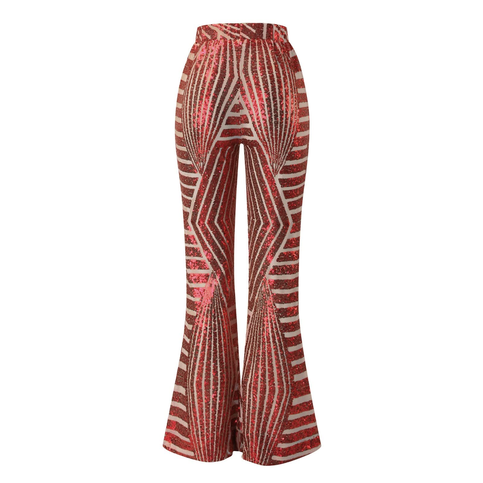 Générique Pantalon Femme Taille Haute Confortable Chic Élégant Casual Large Bureau Fluide Droit Palazzo Cigarette Été Slim Lin Ample A87