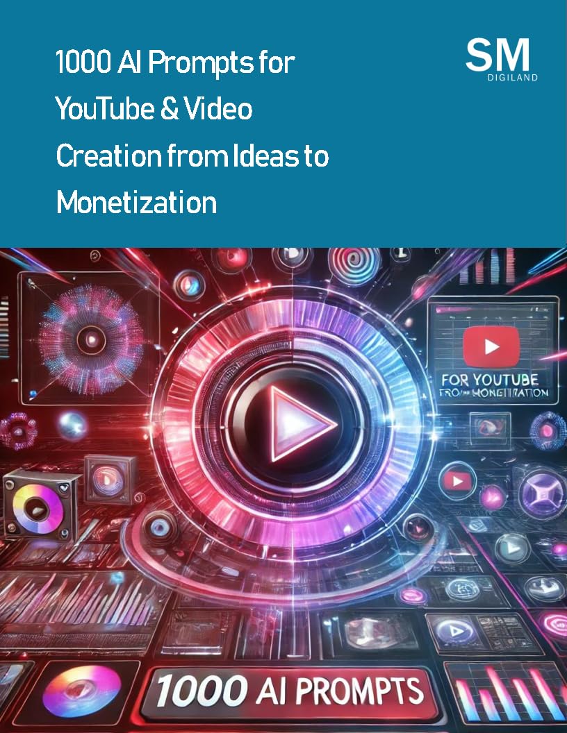 1000 prompts IA pour YouTube et création vidéo : de l'idée à la monétisation
