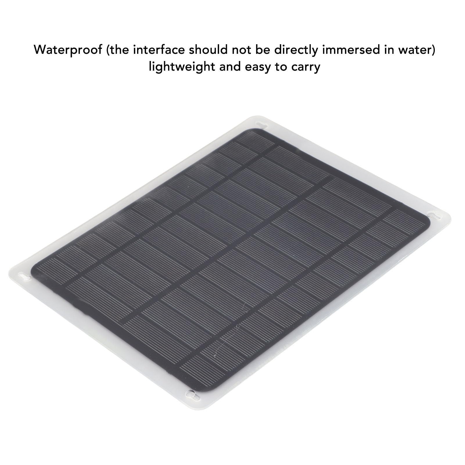 Panneau Solaire 20W 12V, Chargeur Solaire de Batterie de Voiture 20W 12V pour Voitures, Bateaux, Avions Satellites, Contrôleurs de Jeux Vidéo et Plateformes
