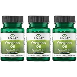 Swanson Oregano Oil 10:1 Extract - Natural Supplement Promoting Digestive Health & Respiratory Support - Supports Gastrointestinal System & Urinary Tract Health - (120 Softgels, 150mg Each) (3 Pack)