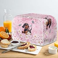 Vista 257 de Marbling Butterfly Print 2 Slice Toaster Dust Cover, Kitchen Small Appliance, Anti Dust and Fingerprint Bread Machine Cover