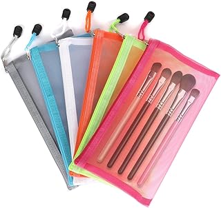 6 bolsas de malla con cremallera, bolsas de m...