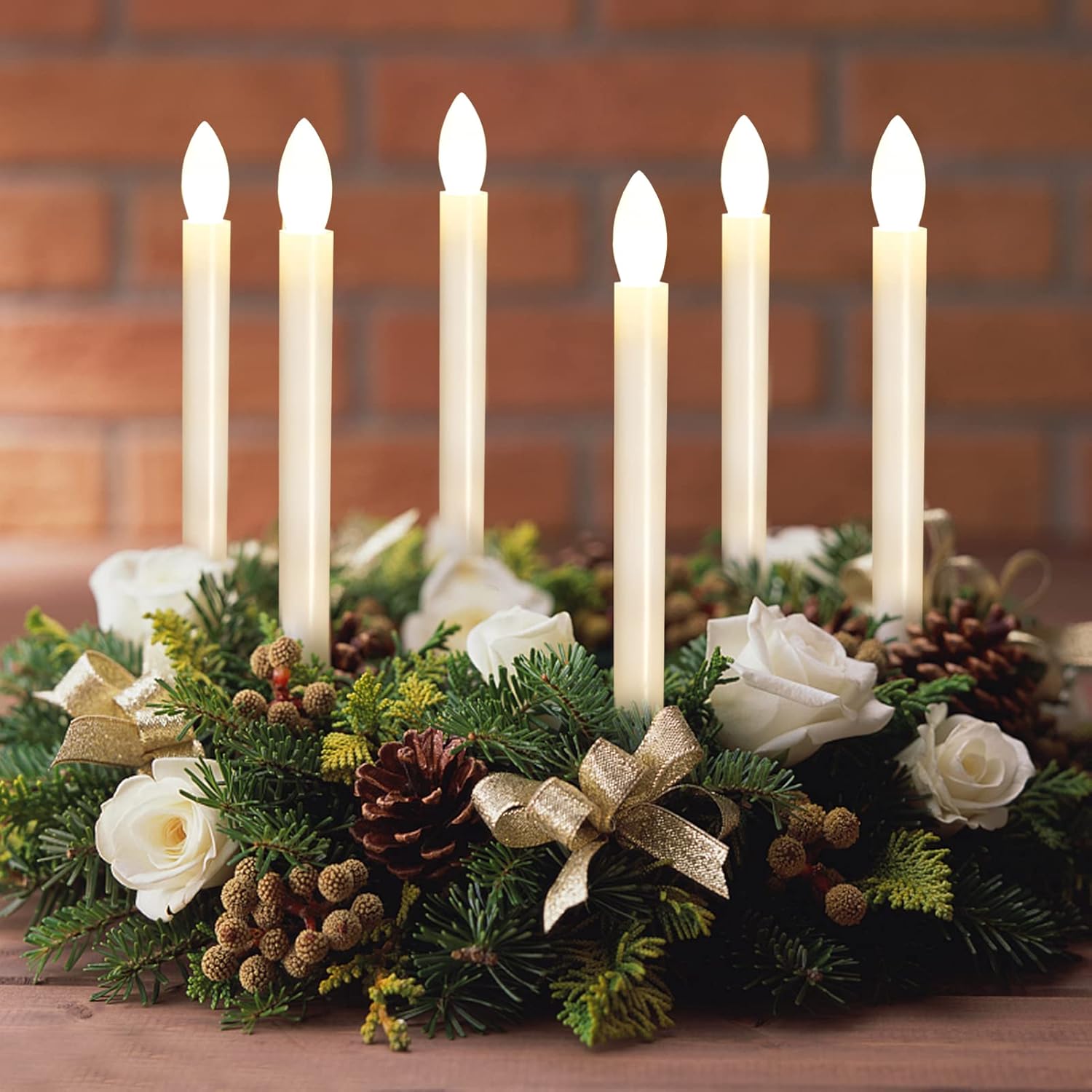 Sunolga 10pcs Window Candles, Battery Operated Candles with Suction Cups, Remote Timers, LED Flameless Candles with Removable Gold Candle Holders for Home Wedding Party Christmas Decorations : Tools & Home Improvement