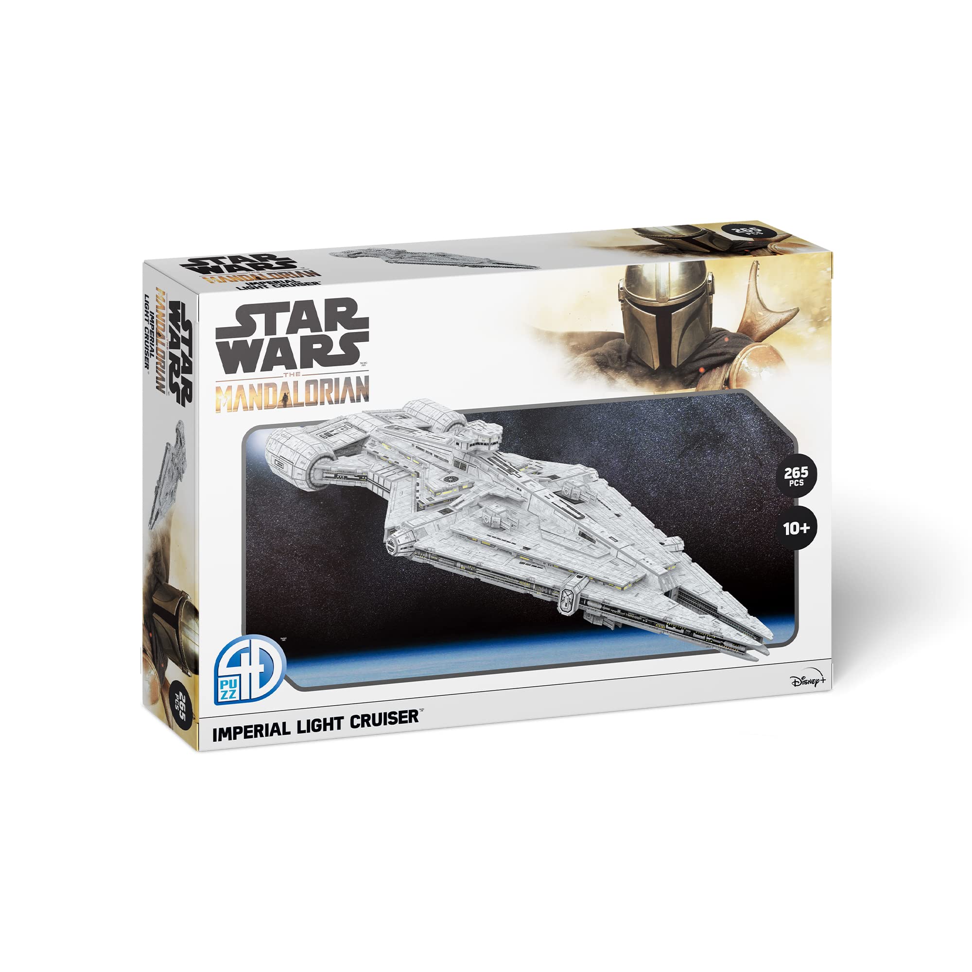 University Games Star Wars The Mandalorian Imperial Light Cruiser Modellbausatz Grau