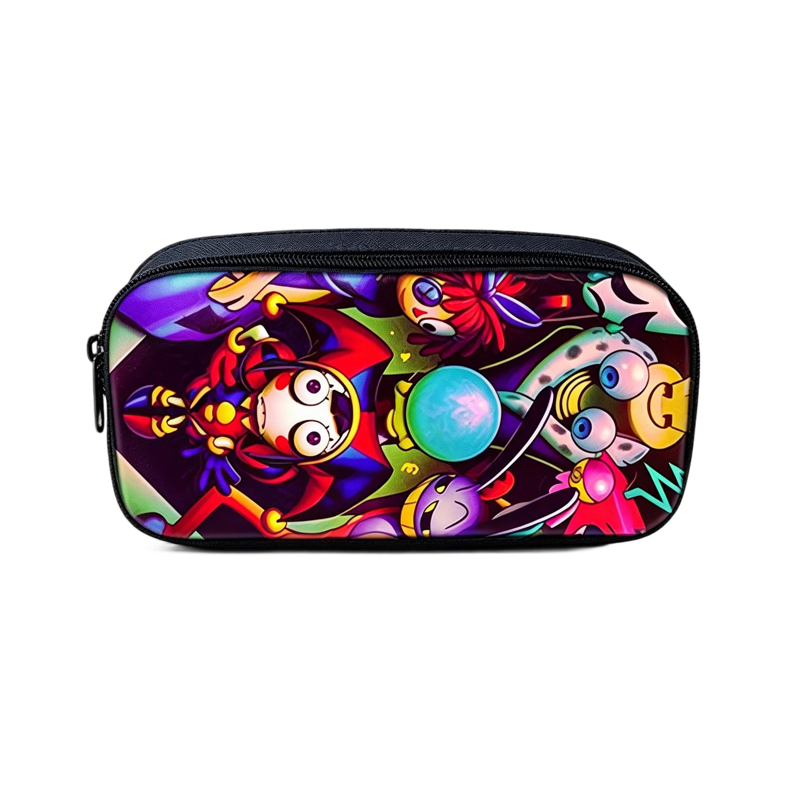 Amazing Circus Merch Circus Pencil Case Cute Cartoon Character Pomni Jax Pencil Case Gift for Fans A03