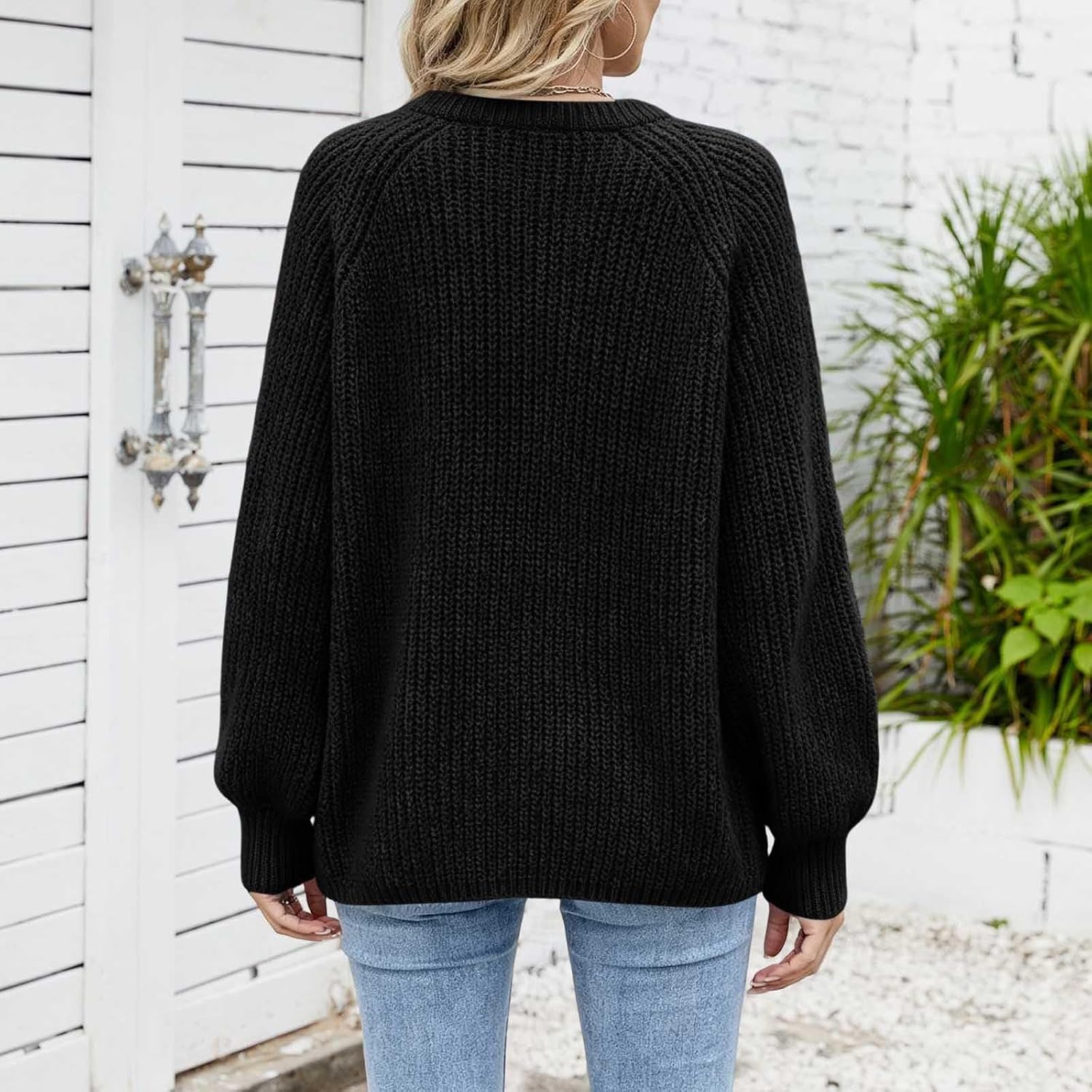 Womens Button Up Cable Knit Cardigan Sweaters Fall Outfits