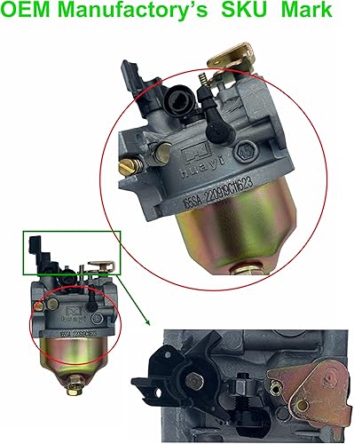 Miniatura 9 de YAMAKATO Huayi 951-15236 Carburador 175SD 170SD 175SC para Troy-Bilt Craftsman MTD 208cc soplador de nieve Storm 2410 OEM