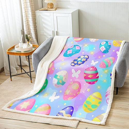 Miniatura 11 de Manfei Manta de girasol con diseño de gnomo de primavera de flores amarillas para decoración de habitación de niños y niñas, manta floral de camión