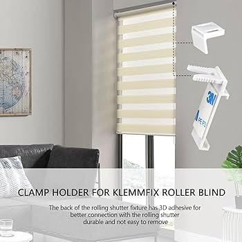 Amazon｜ブラインド取り付けブラケット,白いL型ローラー