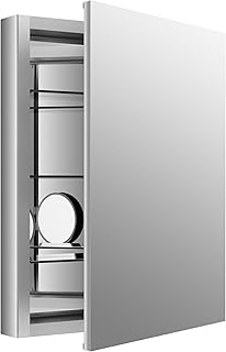 KOHLER K-99007-NA Verdera 24-Inch By 30-Inch Slow-Close Medicine Cabinet With Magnifying Mirror