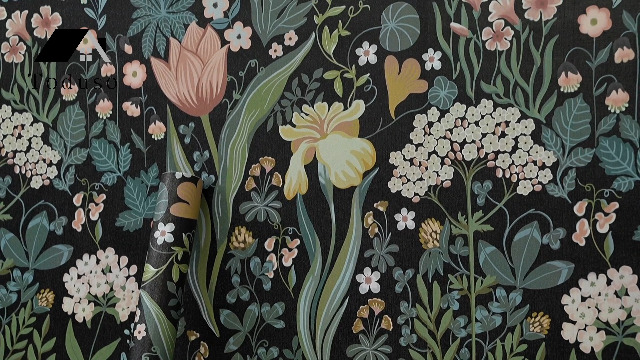 Peel And Stick Wallpaper Vintage Gray Purple Wallpaper Floral Contact
