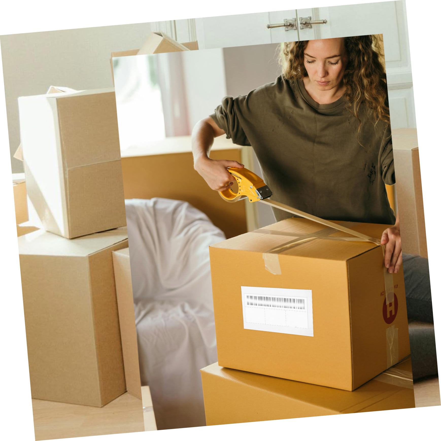 Mikikit 100 Selbstklebende Dokumentenversandtaschen mit Großer Kapazität Weiße Pe Packlistenhüllen für Zuverlässigen Versand und Mailing in Büro und Geschäft