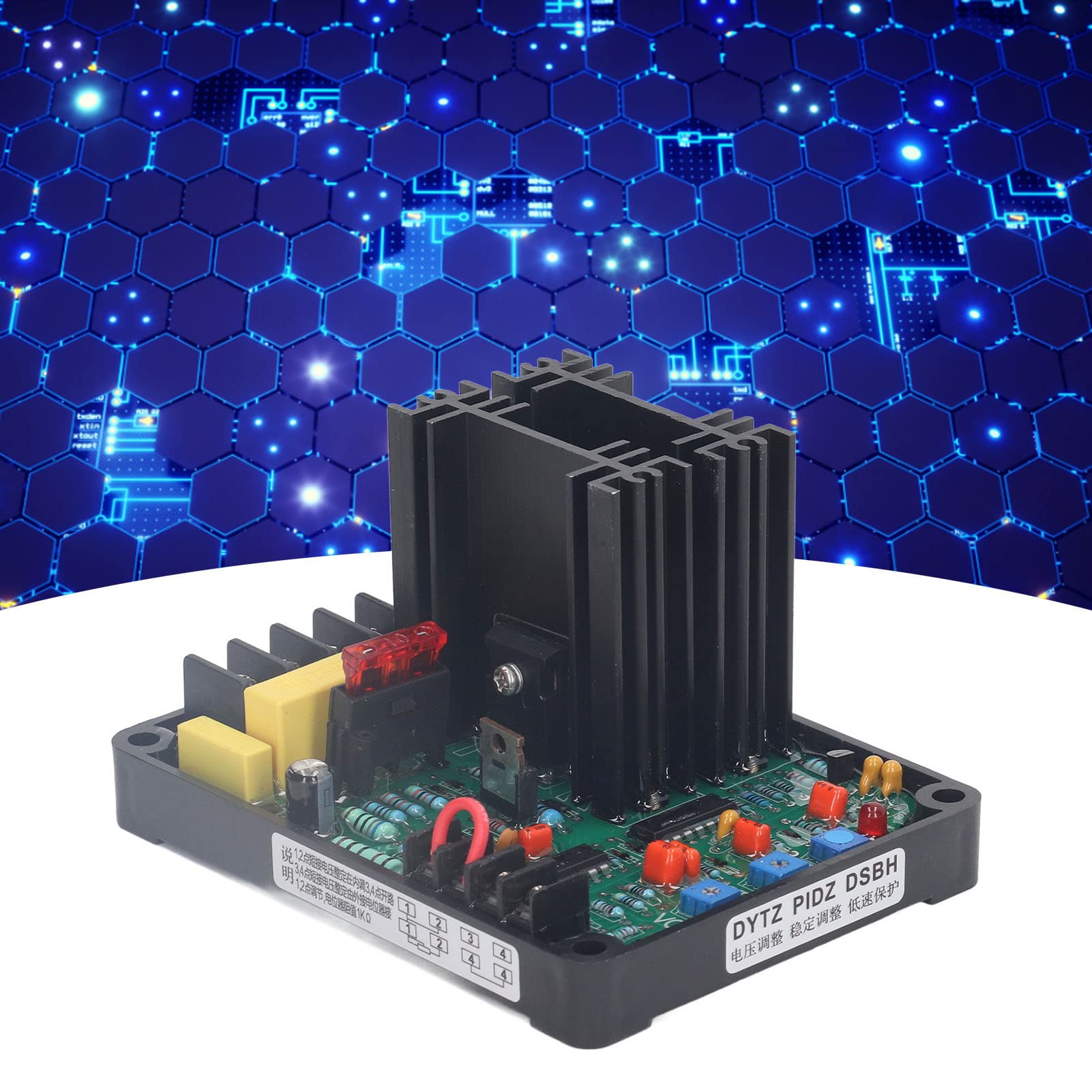 Bezszczotkowy Generator Bezpieczników Avr Tłumik Harmonicznych Stabilizator Wzbudzenia Płyta Regulująca Napięcie Regulator Napięcia dla Oleju Napędowego dla Generatorów ABS