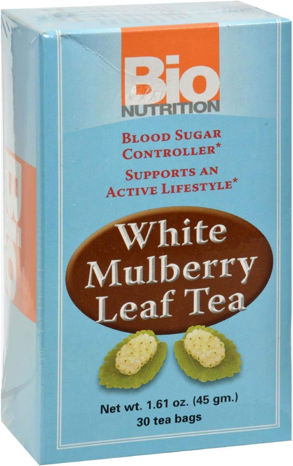 Bio Nutrition White Mulberry Leaf Tea, 30 Count