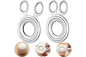 2 Pieces Boiled Egg Cutter and Shell Opener - Effortless Egg Scissors for Kitchen
