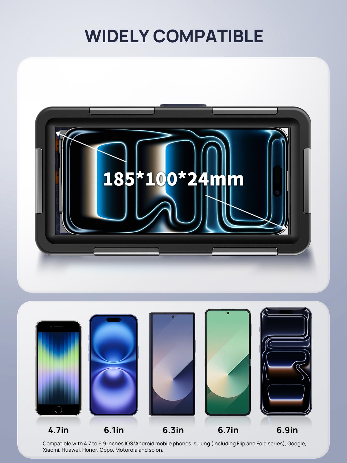 Lanhiem wodoodporne etui na telefon komórkowy IPX8, uniwersalne etui do nurkowania, profesjonalne podwodne etui na telefon komórkowy, wodoodporna głęboka etui na telefon 15M na iPhone, Samsung, Huawei