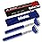 Kuvvfe 2 Pack Portable Extendable Back Scratcher, Stainless Steel Telescoping Back Scratcher with Beautiful Present Packaging(Blue)