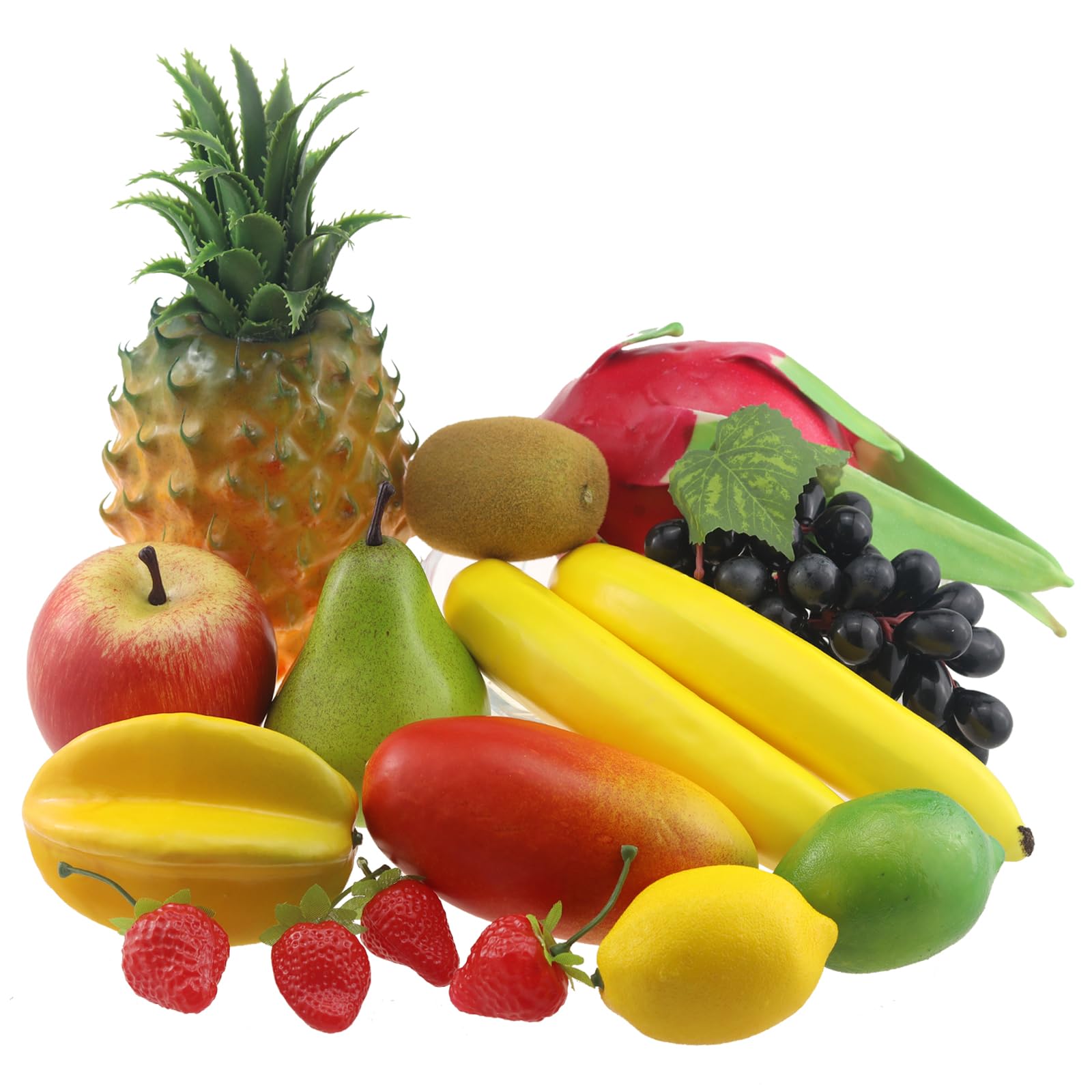 Amazon.com: ginojex Artificial Fruit Lifelike Simulation Pineapple