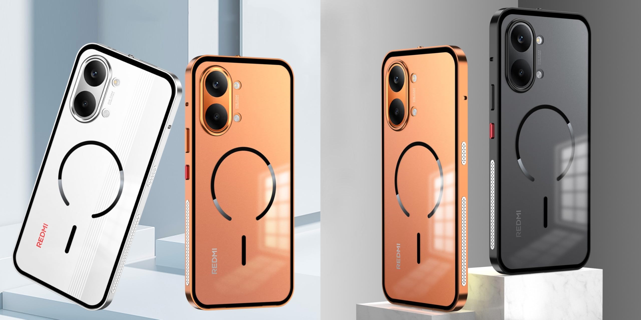 Amazon.co.jp: POCO X8 Pro Max対応背面ケース メタルバンパー