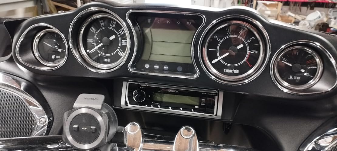 Kenwood KMR-M508DAB Radio Marina 1 DIN Con Bluetooth, Alexa, DAB+, USB, AUX, Carátula Extraíble Y Ecualizador 13 Bandas