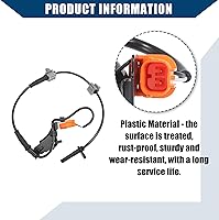 Vista 6 de No.57455-SCV-A01/Sensor de velocidad de rueda ABS para Honda Element 2003-2011 / Kit de sensor de frenos antibloqueo de rueda/duradero/plástico/2