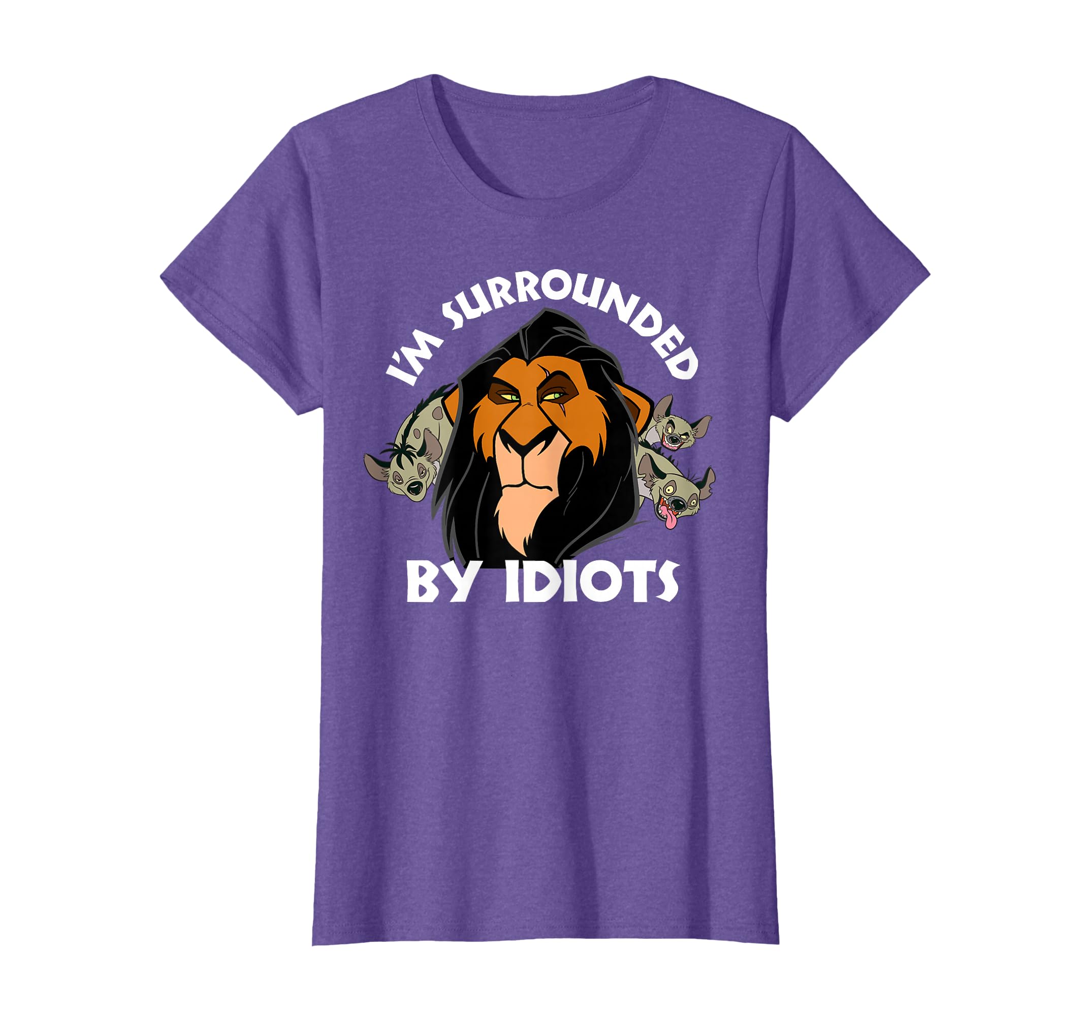Lion King Scar Surrounded By Idiots Graphic T-Shirt T-Shirt
