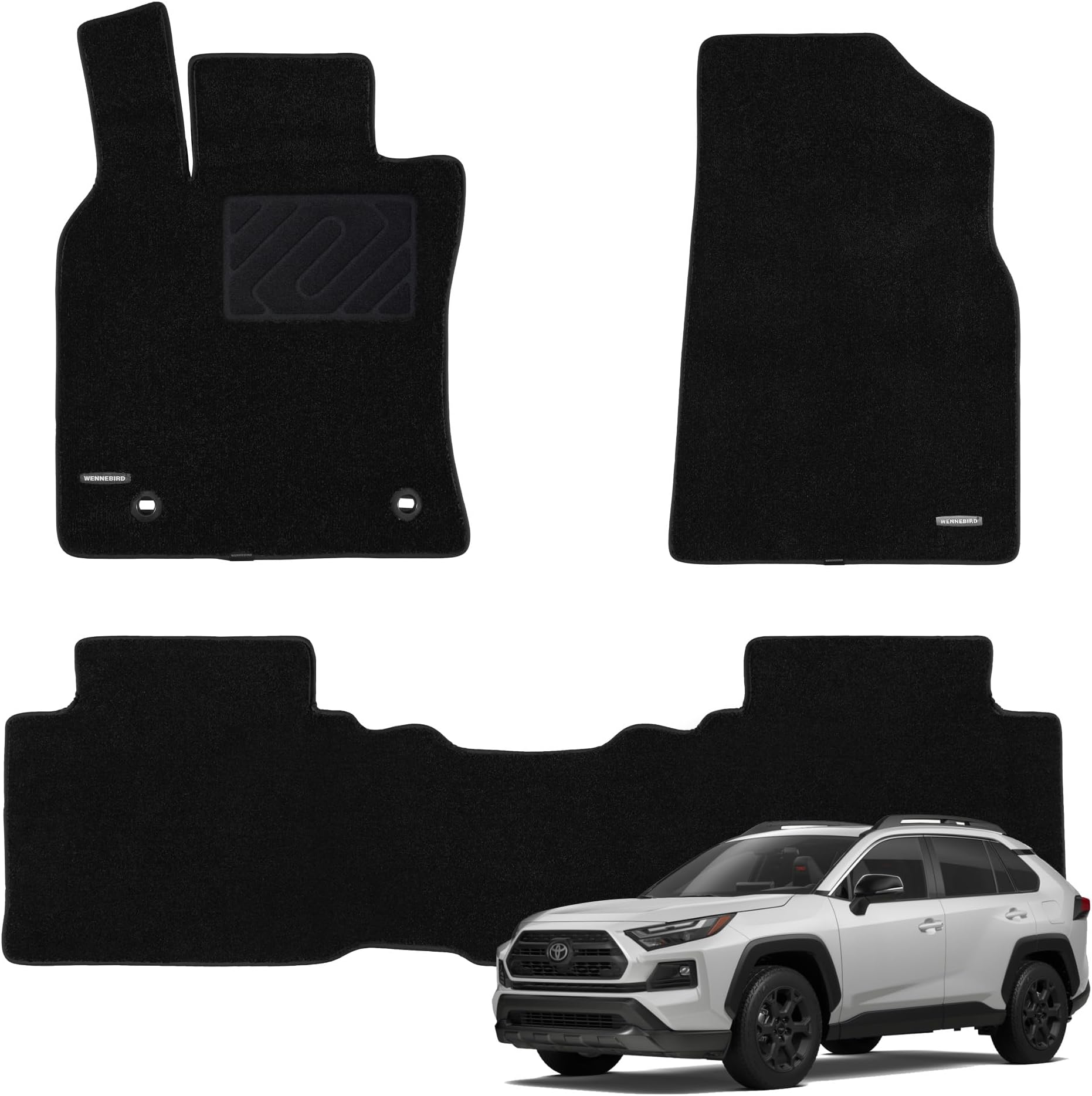 Amazon.com: WENNEBIRD Superior Carpet Floor Mats for 2019-2025 Toyota ...