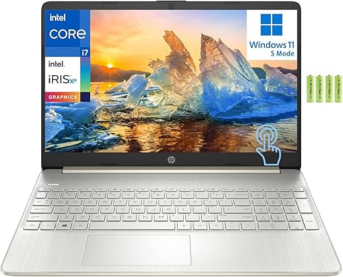 HP Computadora portátil con pantalla táctil FHD de 15.6 pulgadas, Intel de 4 núcleos i7-1165G7 de 11 generación, 32 GB de RAM 1 TB PCIe SSD, Intel