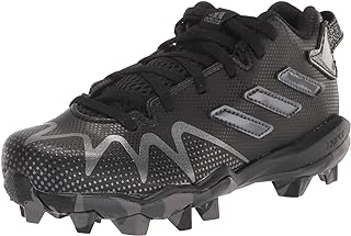 adidas Freak Spark MD-Team Football Shoe, Black/Night Metallic/Black, 13 US Unisex Little Kid