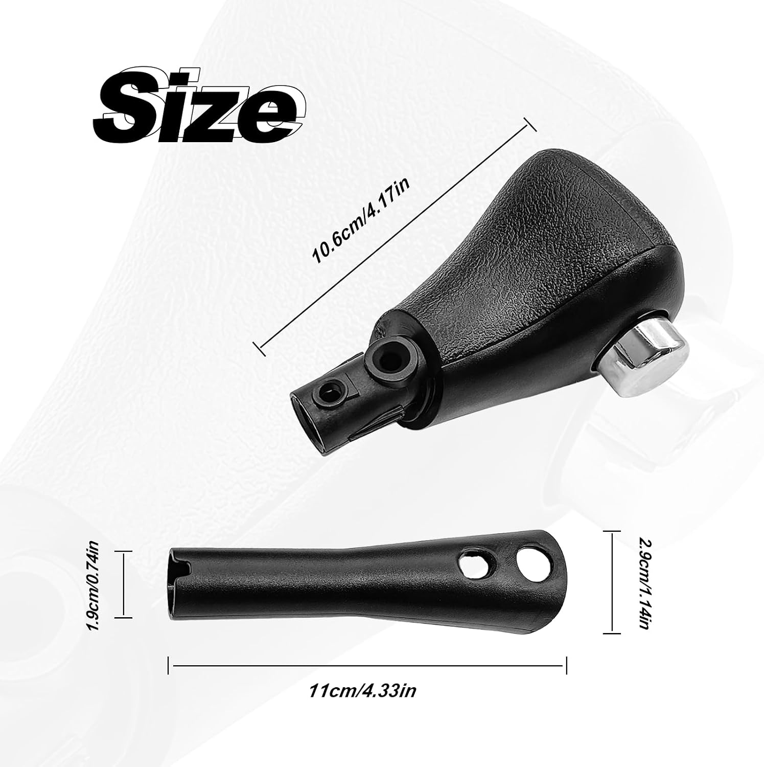 Automatic Shifter Knob Handle – Compatible with 2003-2006 Honda Accord – Shifter Knob Handle Replaces 54130-SDA-A84ZB, 54130-SDA-A51, 54131-SDA-A51, 54131-SDA-A81 (Black)