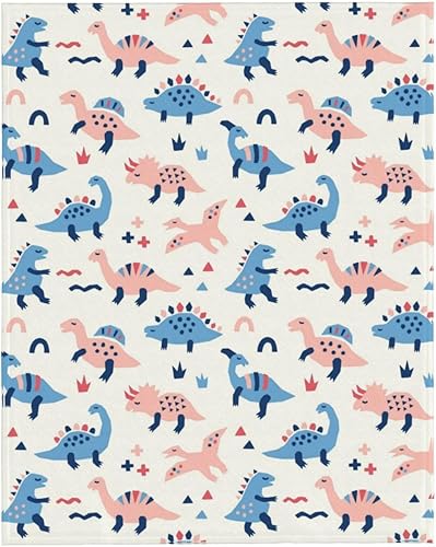 Miniatura 9 de Dinosaur Throw Blanket for Women Soft Summer Fleece Blanket 50"x40" Travel Lightweight Blanket for Bed Couch Cute Home Decor
