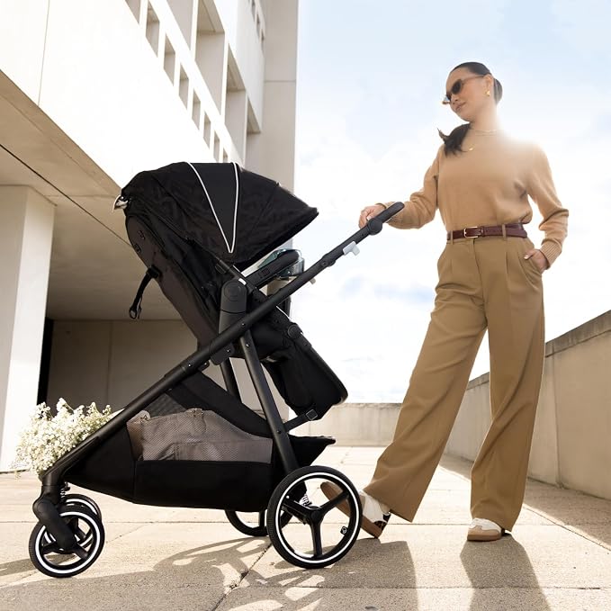 Sistema de viaje Evenflo Shyft Intuiti+ con silla giratoria miniatura 2