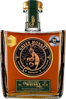 Green Monkey Small Batch Single Grain Whisky AwardWinning 70cl 45 ABV HandCrafted in UK