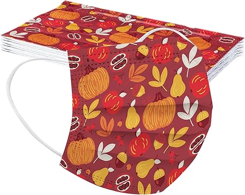 Miniatura 3 de 50 cubrebocas con diseño floral de verano, tela transpirable, protección de 3 capas, mascarillas florales para mujeres, exteriores y fiestas