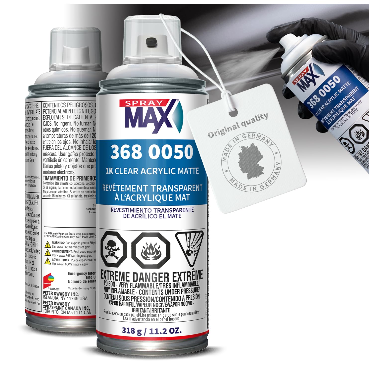 Amazon.com: SprayMax 1K Acrylic Matte Clear Coat | Clear Coat