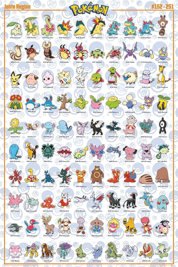 GB eye poster, Hoenn Pokémon, Duits, 91,5 x 61 cm