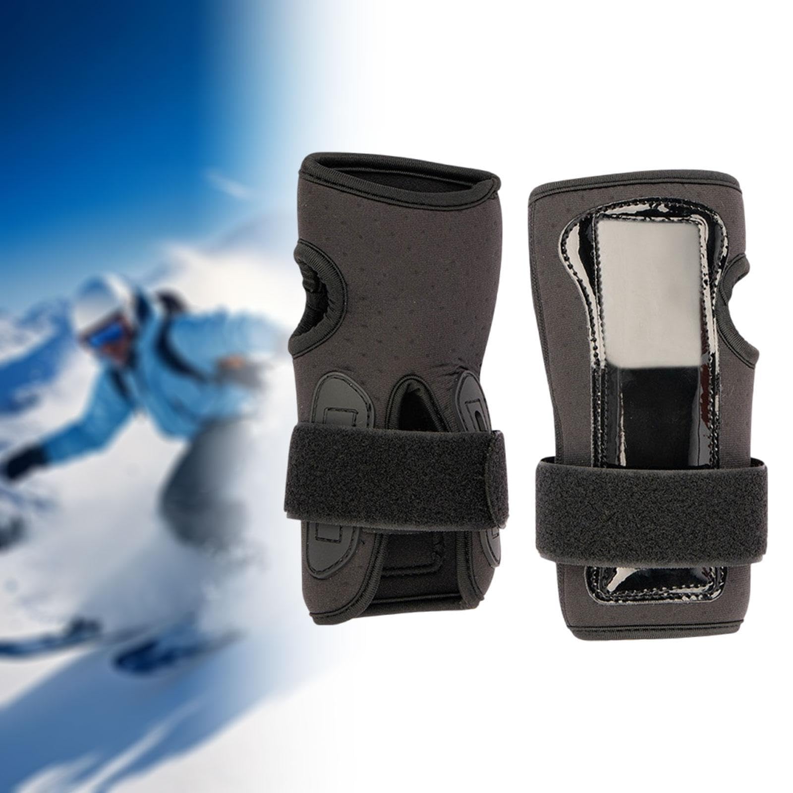 Protezioni per I Polsi per Snowboard con Stecche, Comodo Supporto per Il Polso in Neoprene con Assorbimento degli Urti per Adulti, per attività all