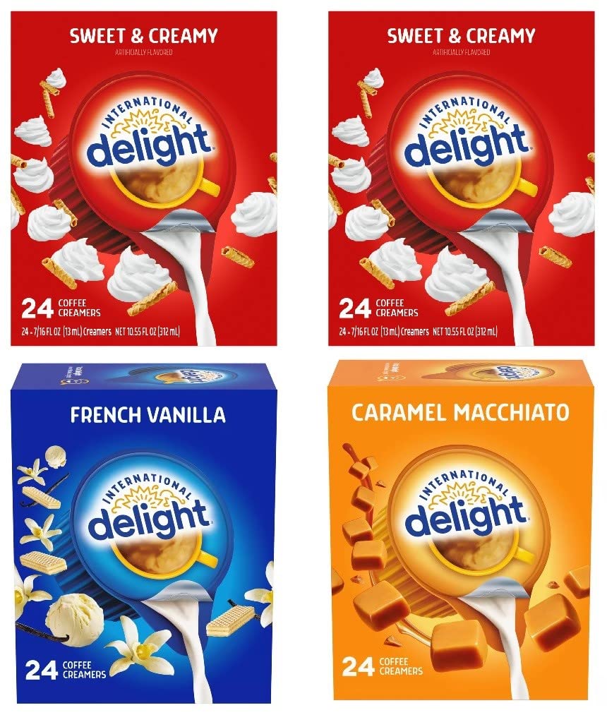 International Delight Creamer Singles Variety Bundle 3