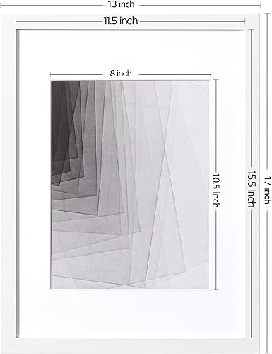 Vista 107 de eletecpro Juego de 10 marcos de fotos de 8 x 10 pulgadas, collage de fotos, decoración de pared, fotos de 5 x 7 con paspartú o de 8 x 10 pulgadas