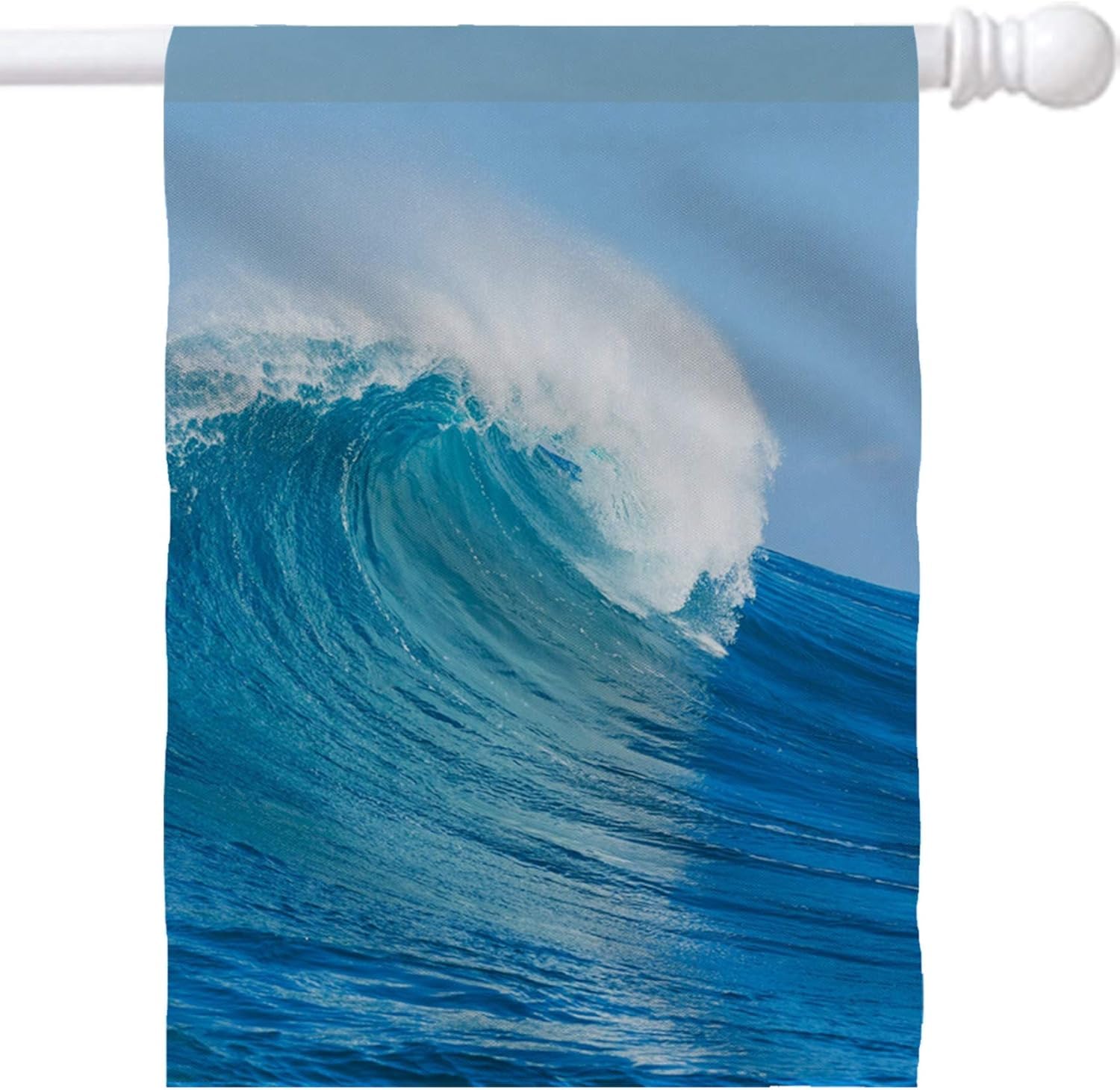 MSD House Flag Double Sided, Large 28X40 Garden Flag, Durable Polyester Fabric Home Flag, Indoor and Outdoor Decoration, Machine Washable Custom Available IMAGE: 18291029 Blue Ocean Wave