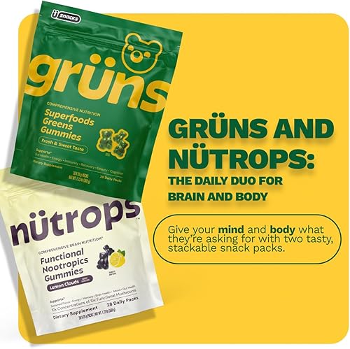Miniatura 8 de Nutrops Lions Mane Mushroom Gummies for adults, Functional Nootropics, Herbal Brain Supplement for Energy, Brain Health, Cognitive, Memory & Focus