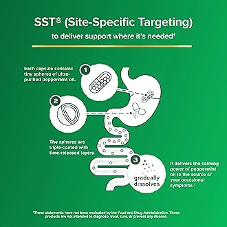 IBgard With Vitamin D, Peppermint Oil Capsules, Supports Immune and GI Health, 48 Capsules (Amazon Exclusive)