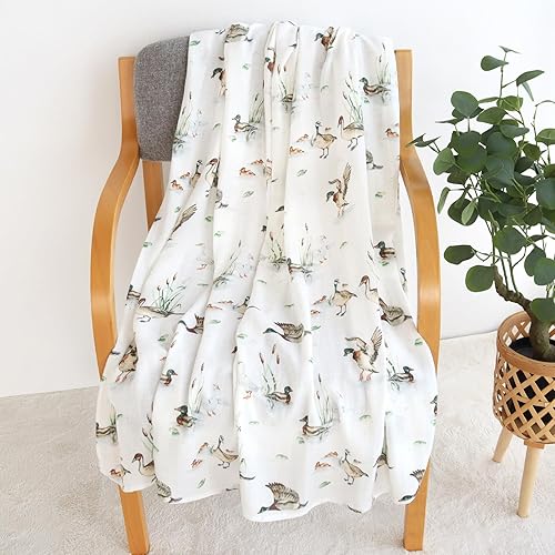 Miniatura 58 de LifeTree Mantas para envolver al bebé, 70 % viscosa de bambú y 30 % muselina de algodón, para niños y niñas, manta de recepción para recién nacidos