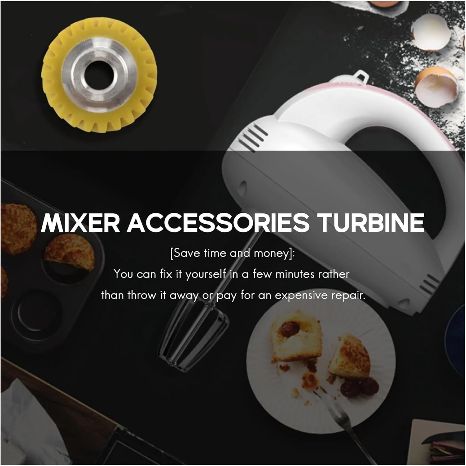 Compatible for Stand Mixers, Worm Gear Replacement for Appliance Repair