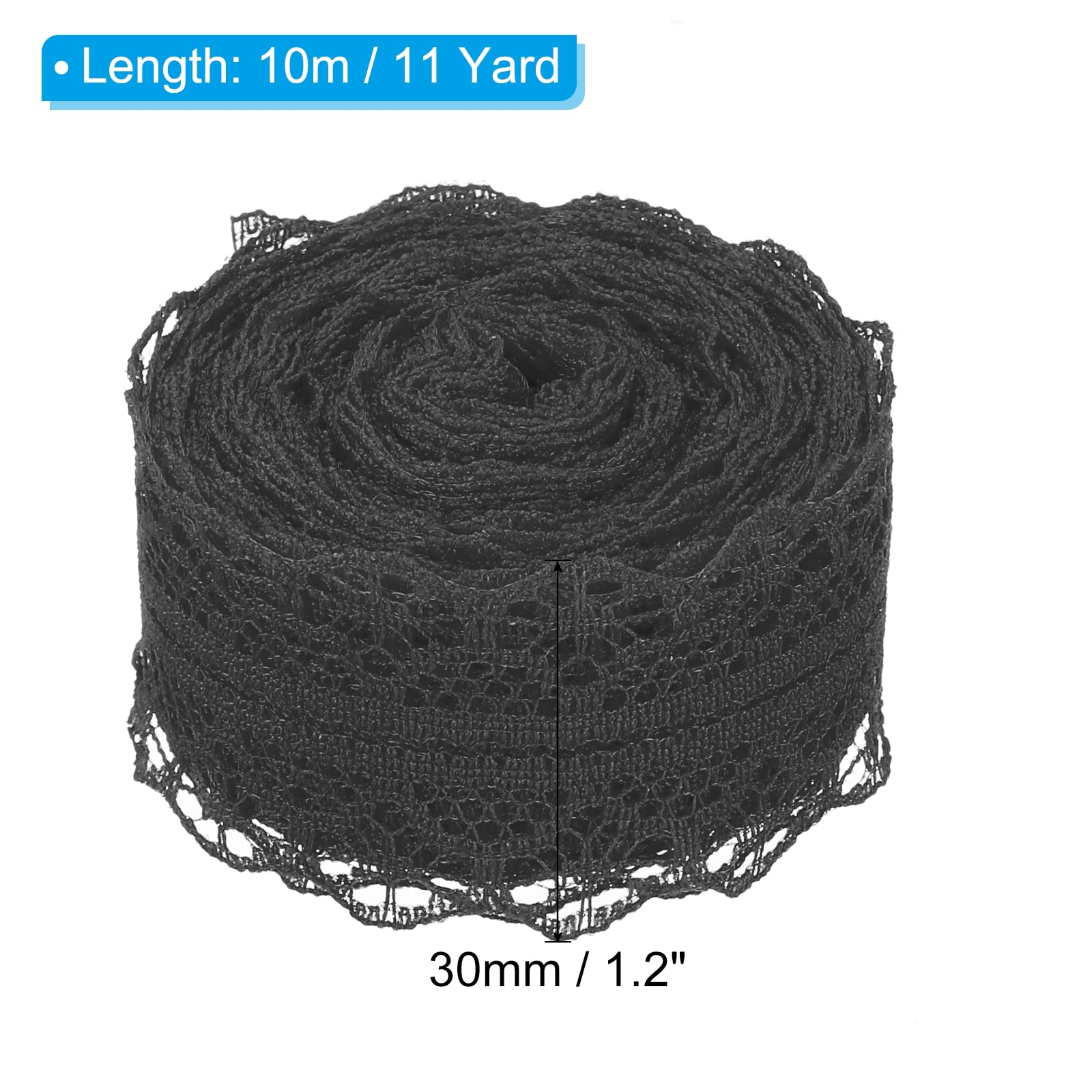 PATIKIL 1.2 Inch x 11 Yards Lace Trim Ribbon - Image 2