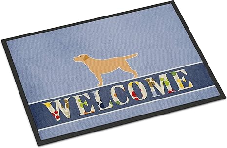 labrador welcome mat
