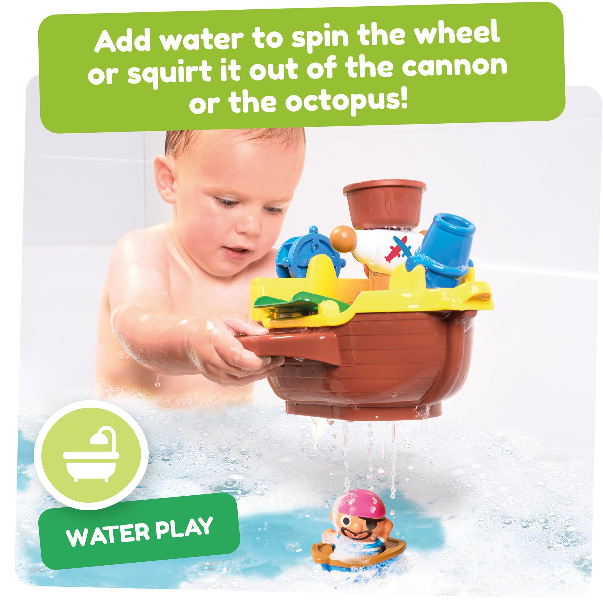 Amazon.com: Toomies Pirate Ship Bath Toy : Tomy: Clothing