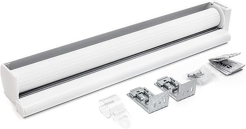 Miniatura 9 de Biltek Persianas sin cordones con diseño moderno, persianas enrollables con doble capa, persianas sólidas y transparentes para mayor transparencia y